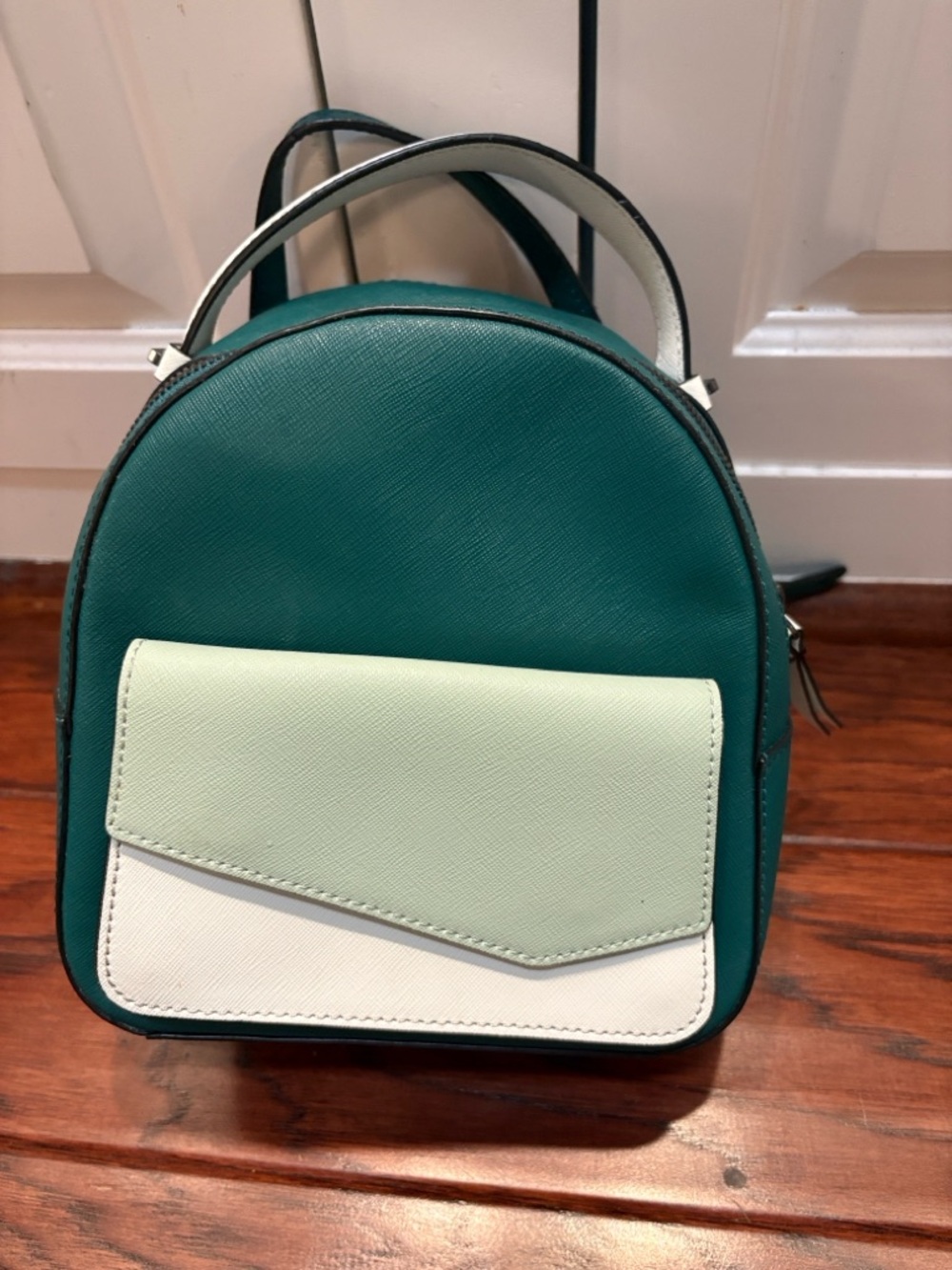 Botkier Cobble Hill backpack in teal green